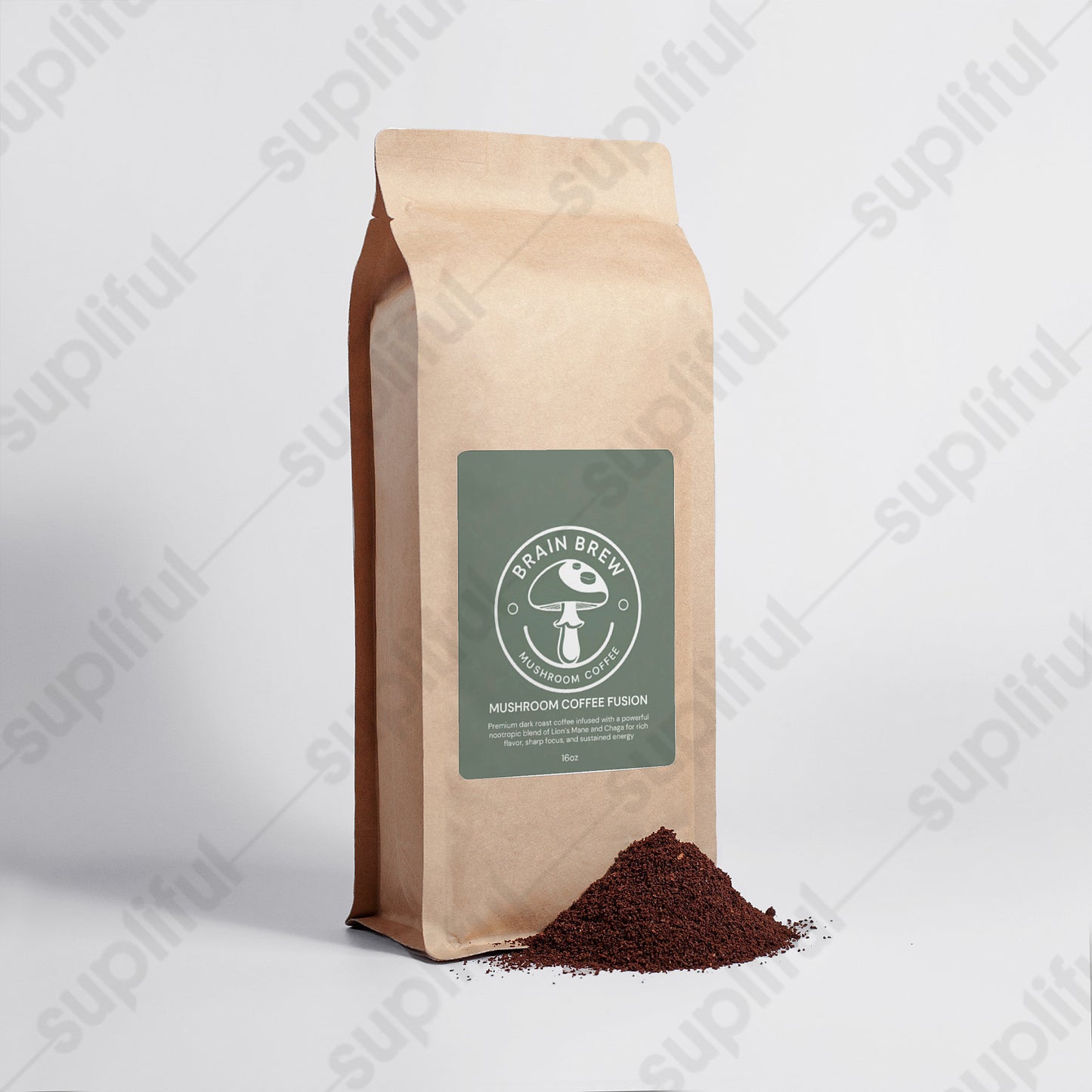 Mushroom Coffee Fusion - Lion’s Mane & Chaga 16oz