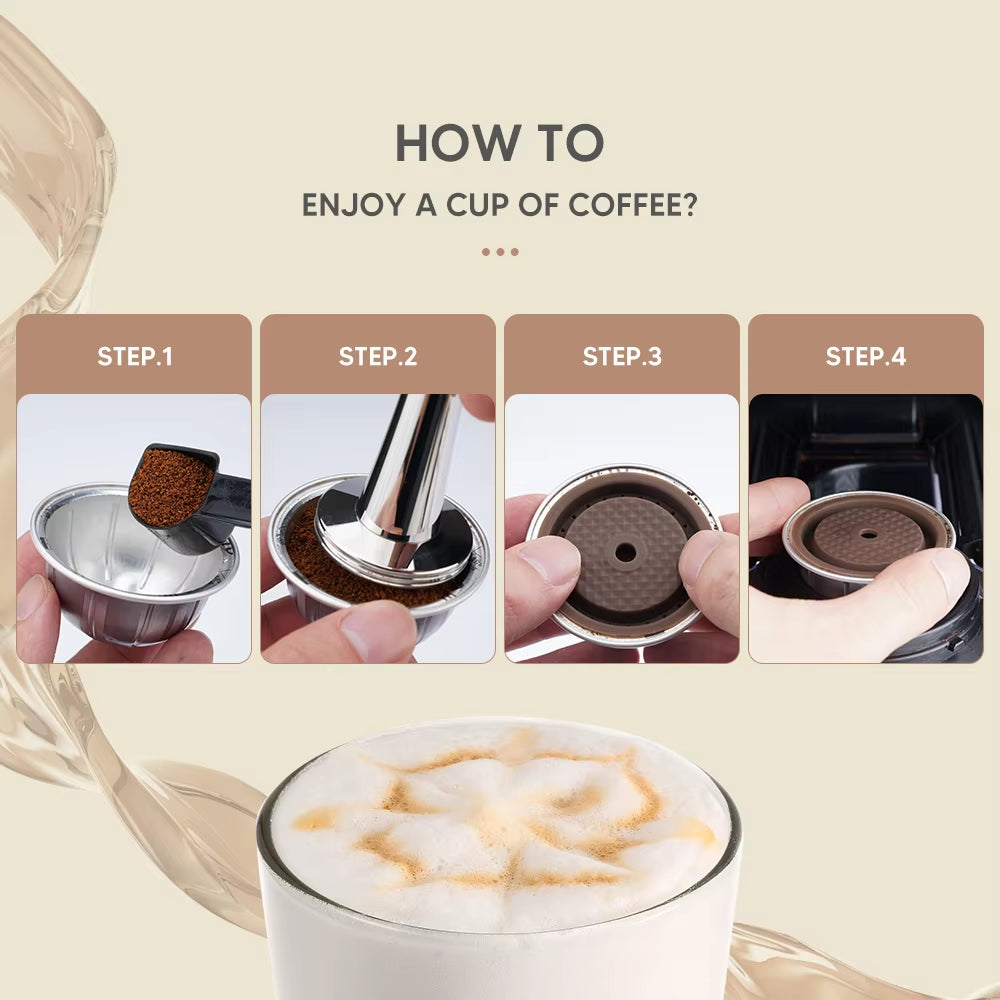 For Nespresso Vertuo Next Reusable Silicone Cap Coffee Capsule Cover Lid Compatible with Nespresso Vertuoline Original Capsules