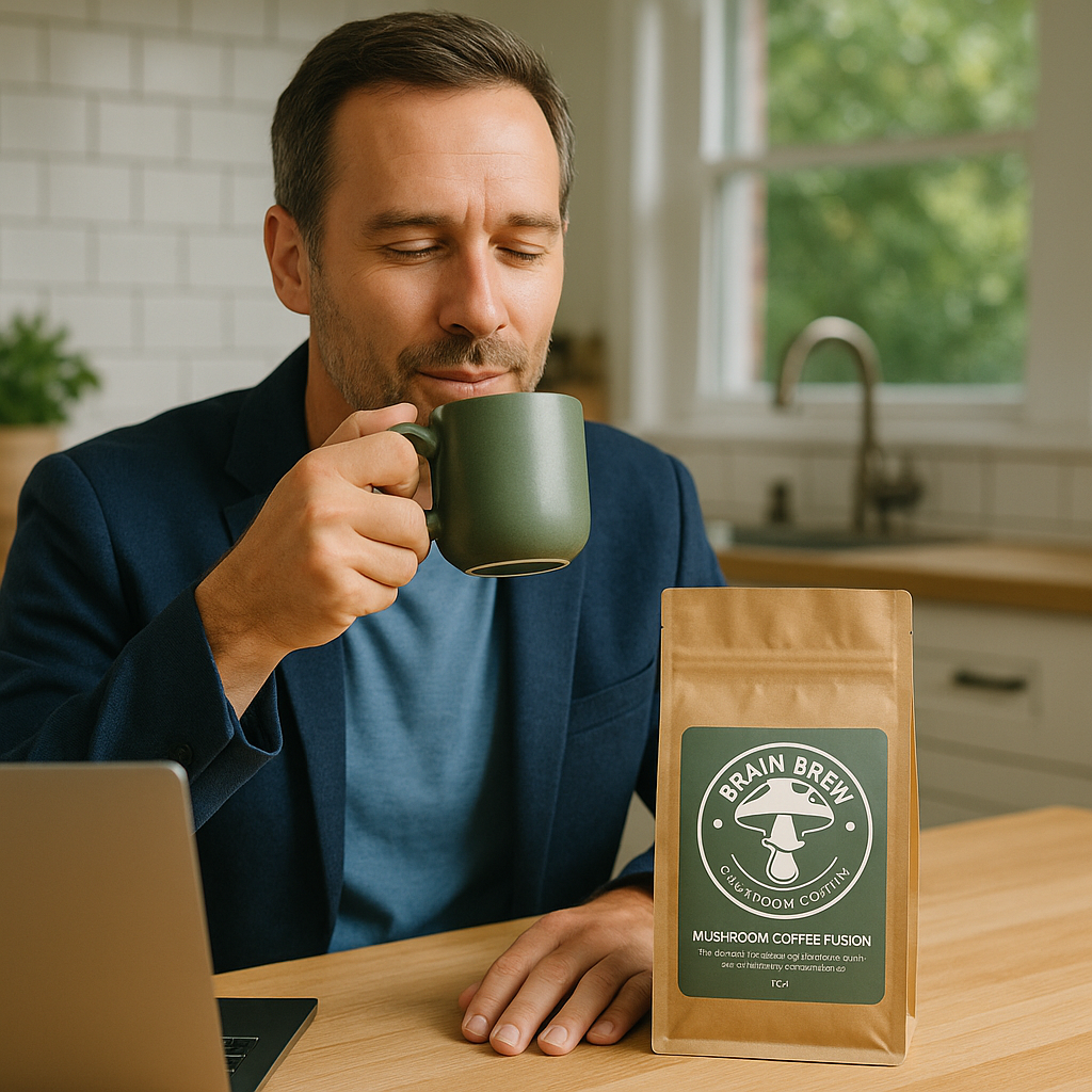 Mushroom Coffee Fusion - Lion’s Mane & Chaga 16oz